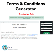 conditions generator with html css