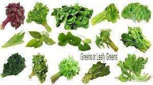 greens or leafy greens names meaning