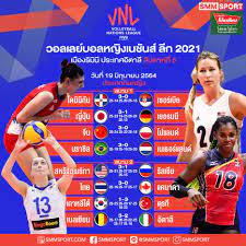 SMM Volleyball - สรุปผลวอลเลย์บอลหญิง เนชั่นส์ ลีก 2021...