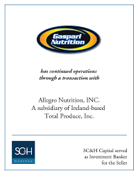allegro nutrition inc sc h group
