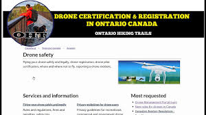 drone with transport canada