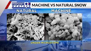machine made vs natural snow what s