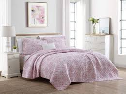 Home Fashions Pink Quilt Bedding Set