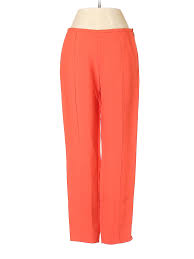 Details About Dorothee Schumacher Women Orange Dress Pants Xs