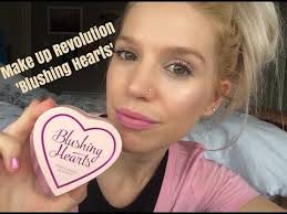 makeup revolution blushing hearts