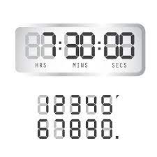 Timer Clock Digital Time Clock Vector