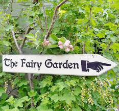 Personalised Fairy Garden Sign Fairy