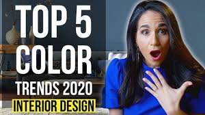 interior design top 5 color trends 2020