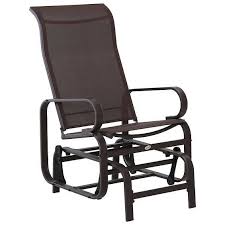 outdoor gliding rocking chair with