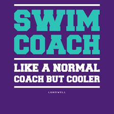 funny swim coach gifts like a normal