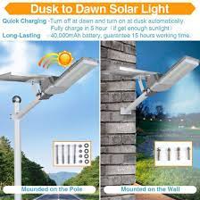 300w Solar Street Lights Outdoor Wosen
