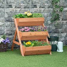 Outsunny 3 Tier Raised Garden Bed