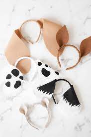 These diy animal ears headband tutorial is about as easy as it gets. Puppy Party With Diy Birthday Party Decorations