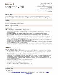 When writing a resume for seaman 2021, you must describe your work experience in a similar position, if you have such experience, knowledge, describe your positive professional features. Seaman Resume Samples Qwikresume