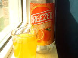 flavored rum breezer orange nutrition