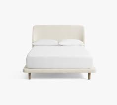 Layton Low Upholstered Bed Pottery Barn