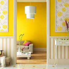 yellow colors for room decorating