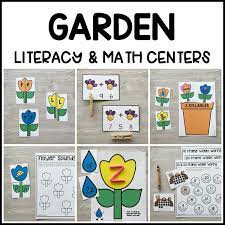 garden literacy math centers for