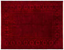 Red Over Dyed Anatolium Rug 5'9'' x 7'3'' ft 175 x 220 cm - Unique Rug Store