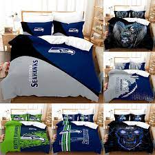 Seattle Seahawks Bedding Set 3pcs Soft
