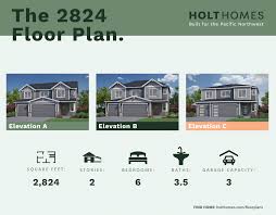 Floor Plans The 2824 Holt Homes