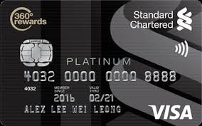 standard chartered visa platinum 5x