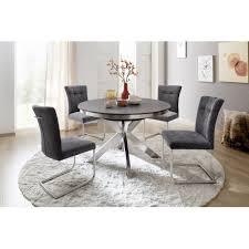 Winnipeg Round Extendable Dining Table