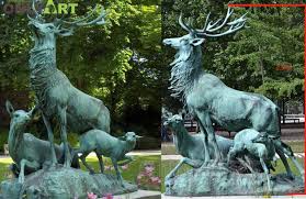 Deer Statue Of War Onlyart