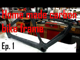 home made carbon bike frame project