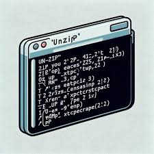 unzip linux command usage and