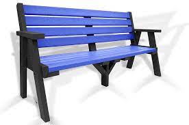 Ilkley Sloper Bench Recycled Plastic