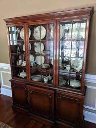 Vintage Glass China Cabinet
