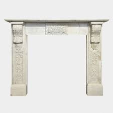 A Victorian Antique White Marble