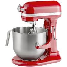 kitchenaid 8 qt commercial mixer red