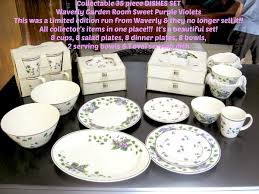 collectable 35 piece dishes set waverly