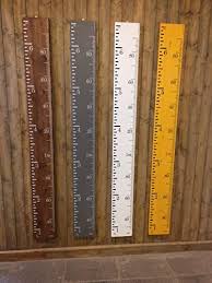 Wooden Height Chart Ruler Grey Amazon Co Uk Baby