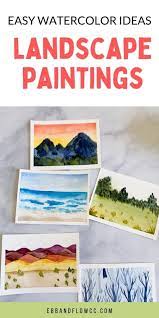 5 Easy Watercolor Landscape Painting