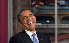 Image result for obama laughing