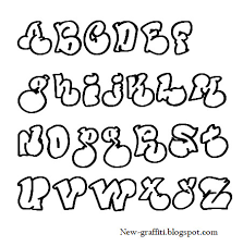 14 graffiti bubble letters font images