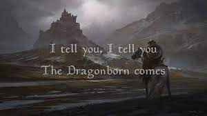 Skyrim the dragonborn comes