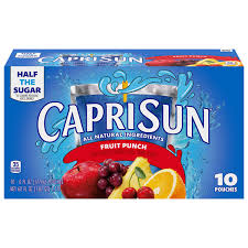 capri sun fruit punch juice drink