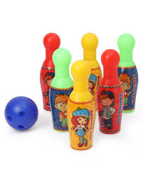 plastic kids bowling toys set of 6 pins
