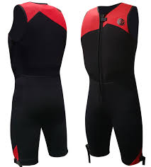 Wavelength Mens Sleeveless Buoyancy Suit Red Buy Online