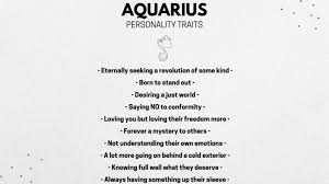 key aquarius traits revealing their