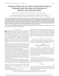 reactance in squirrel cage induction motor