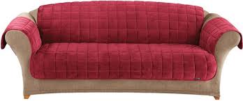 Sure Fit Deluxe Sofa Cover Burgundy