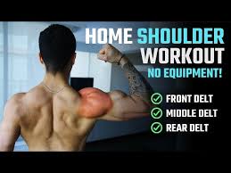 how to grow bigger shoulders at home