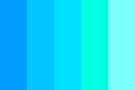 Neon Blues Color Palette Colorpalette