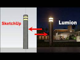 Creating Garden Lights In Sketchup And