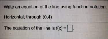 Solved Write An Equation Of The Line